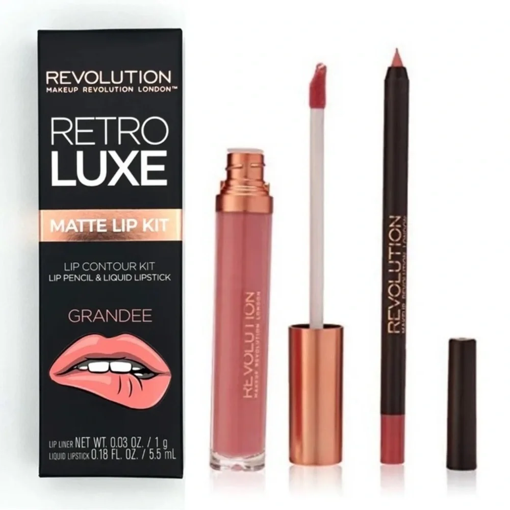Makeup Revolution Retro Luxe Matte Lip Kit – Grandee